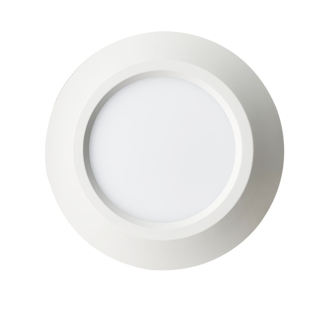 Trans Globe Lighting LED-30094 WH 7.5" LED Disk in White